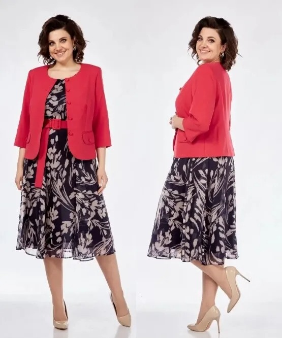 Комплект, жакет, платье Милора-Стиль 979/1