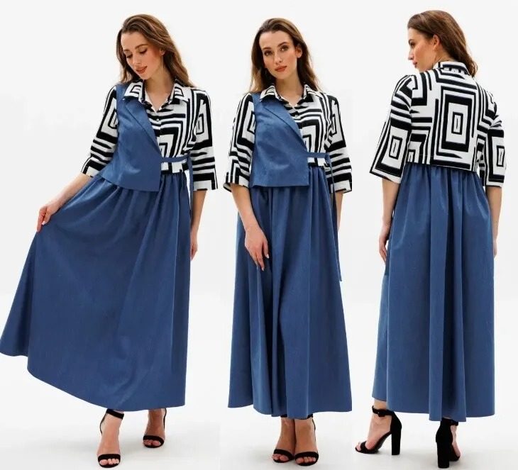 Платье, жилет, юбка NikVa 505-1