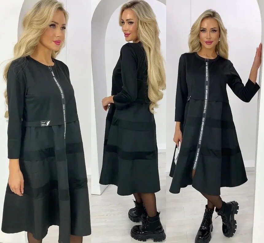 Платье, плащ LT Collection П11440ч