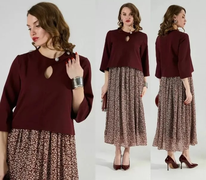 Платье, юбка NikVa 1009-1