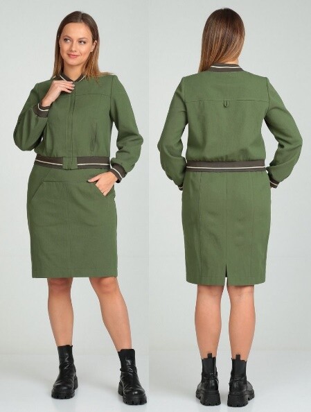 Костюм, жакет, юбка Милора-Стиль 1068