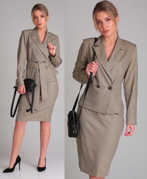 Комплект, жакет, юбка Andrea Fashion 11