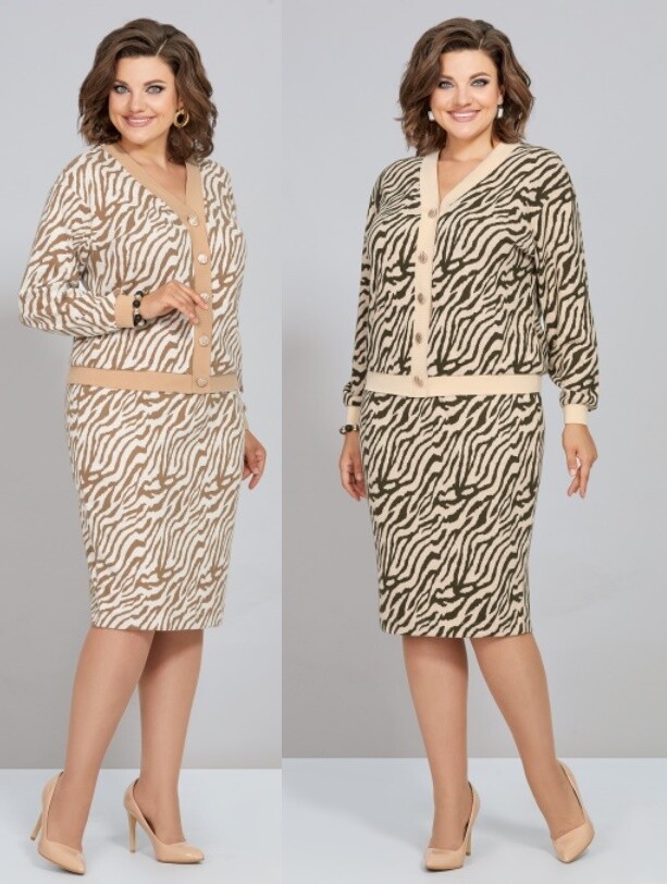 Комплект, кардиган, юбка Mira Fashion 5342