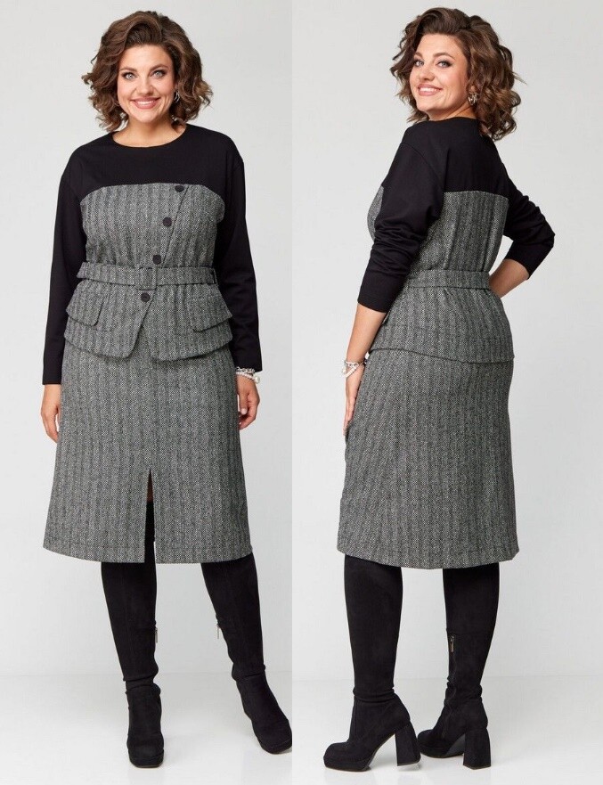 Комплект, джемпер, юбка Le Collect 439