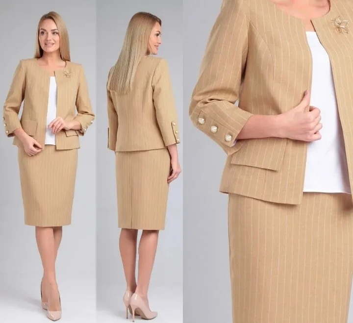 Комплект, жакет, юбка, топ Gamma Gracia 349