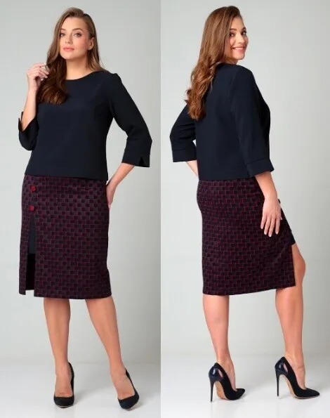 Комплект, жакет, юбка Liona Style 854