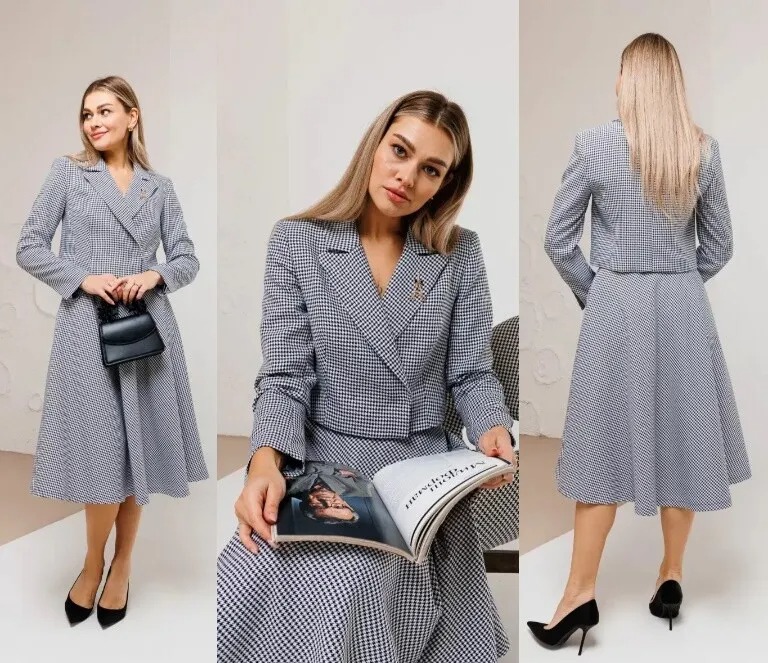 Комплект, жакет, юбка Ambera Style 2047L