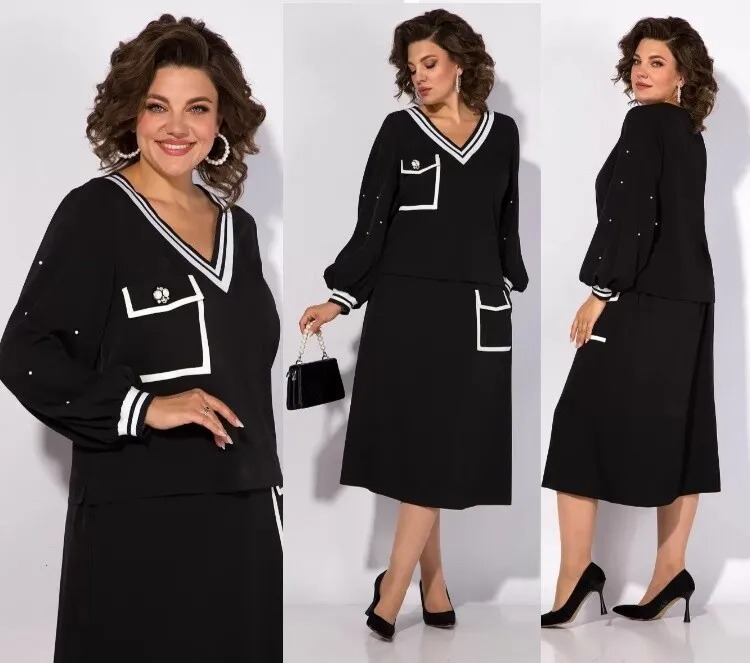 Костюм, юбка, блузон Liliana 1333
