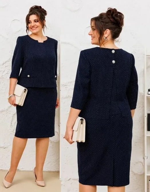 Комплект, блузон, юбка Romanovich Style 2-2710