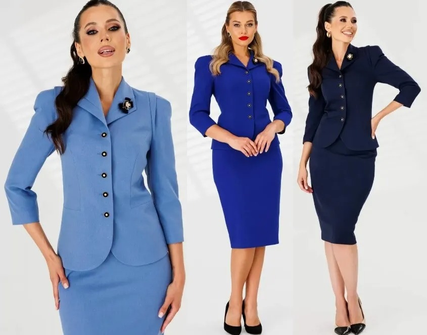 Костюм, жакет, юбка Мода Юрс 2858-1