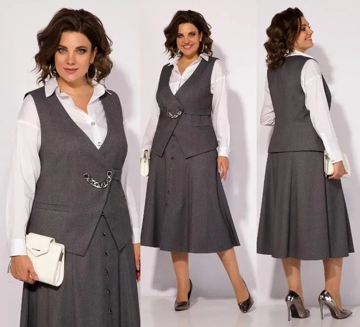 Жилет, юбка Liliana 1355