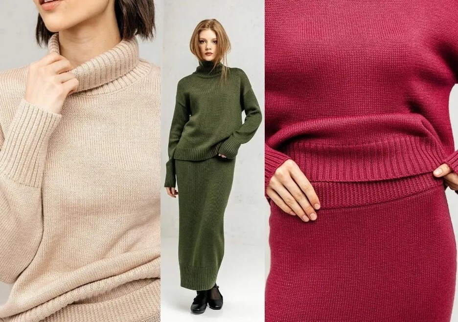 Костюм, свитер, юбка Romgil 893