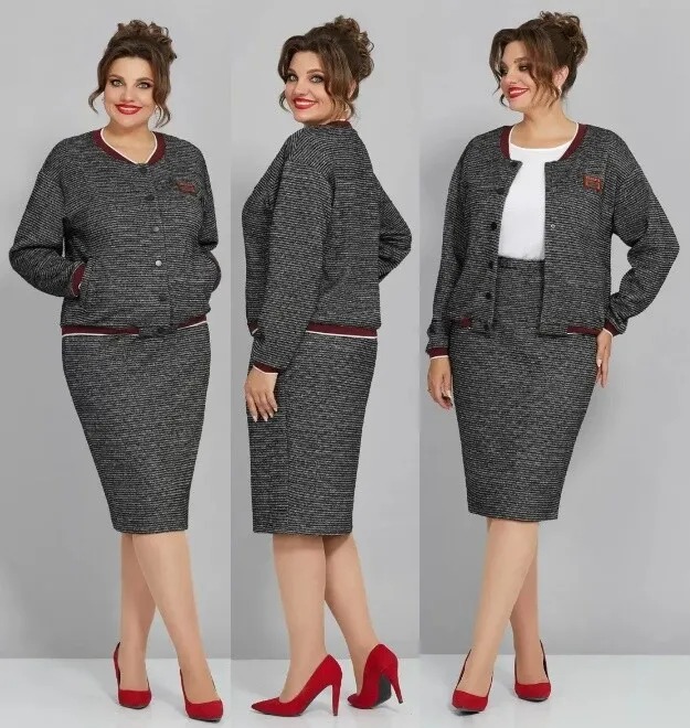 Комплект, юбка Mira Fashion 5455