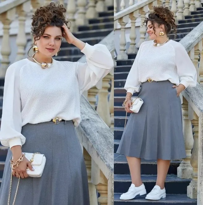 Комплект, джемпер, юбка Vittoria Queen 22623