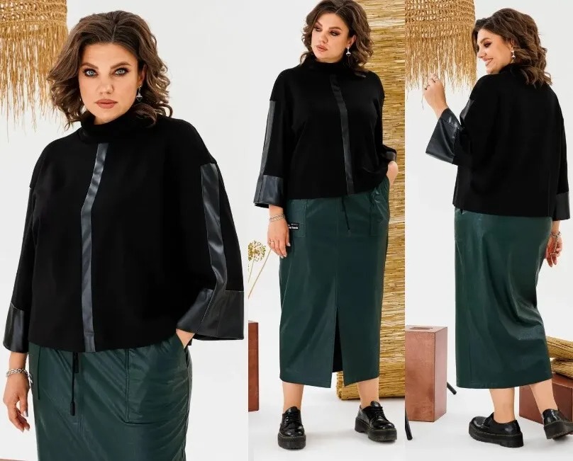 Комплект, джемпер, юбка Romanovich Style 2-2724