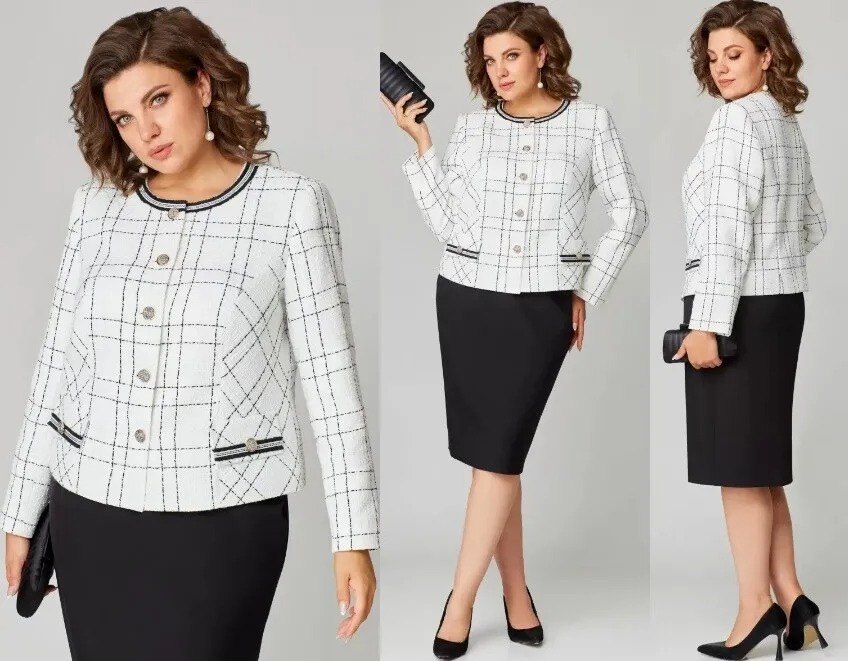 Комплект, жакет, юбка Мишель Стиль 1214