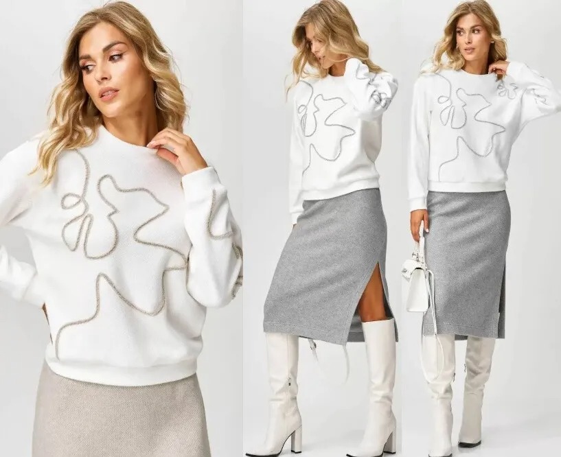 Комплект, джемпер, юбка Laikony L-732