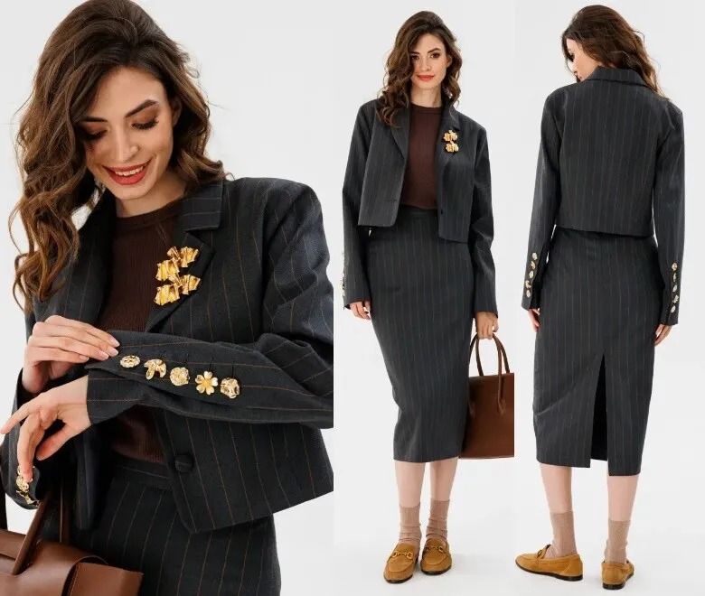 Комплект, жакет, юбка Eola 2676