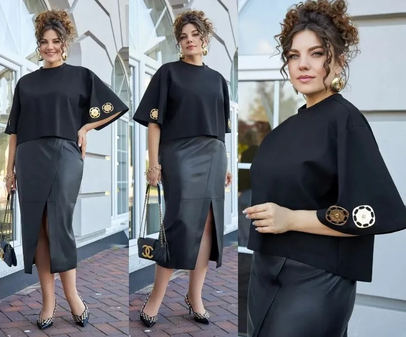 Комплект, свитшот, юбка Vittoria Queen 23063