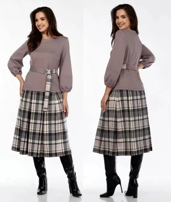 Костюм, блузка, юбка Милора-Стиль 1056