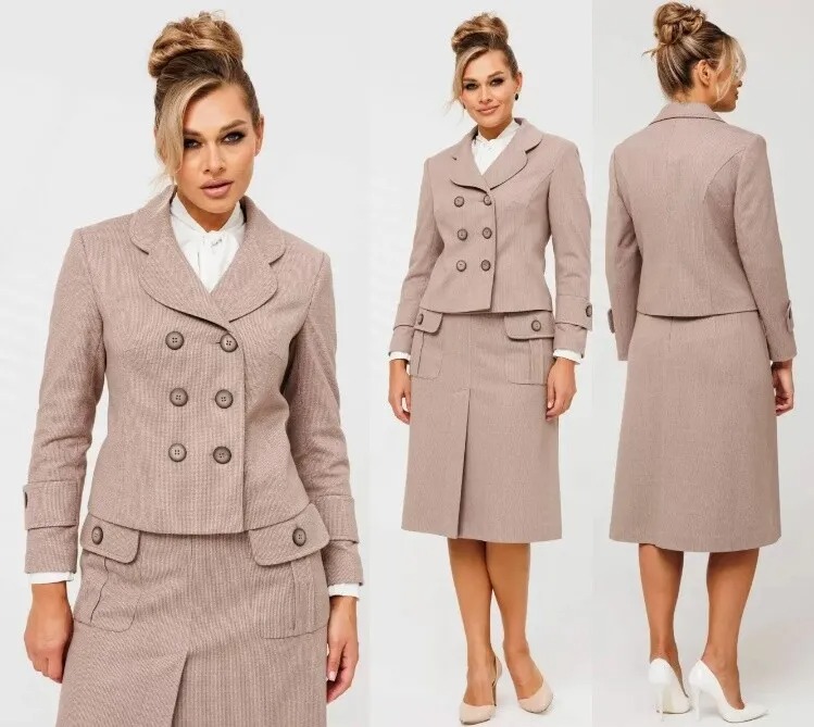 Жакет, юбка Мода Юрс 2511Б