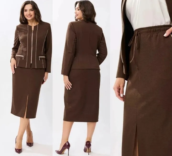 Костюм, жакет, юбка Mislana 1138