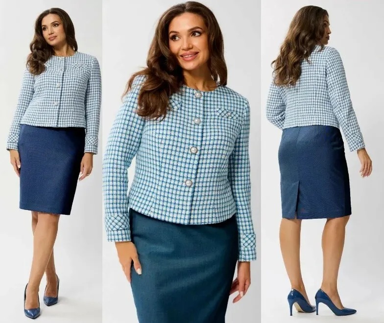 Комплект, жакет, юбка Mislana 1133