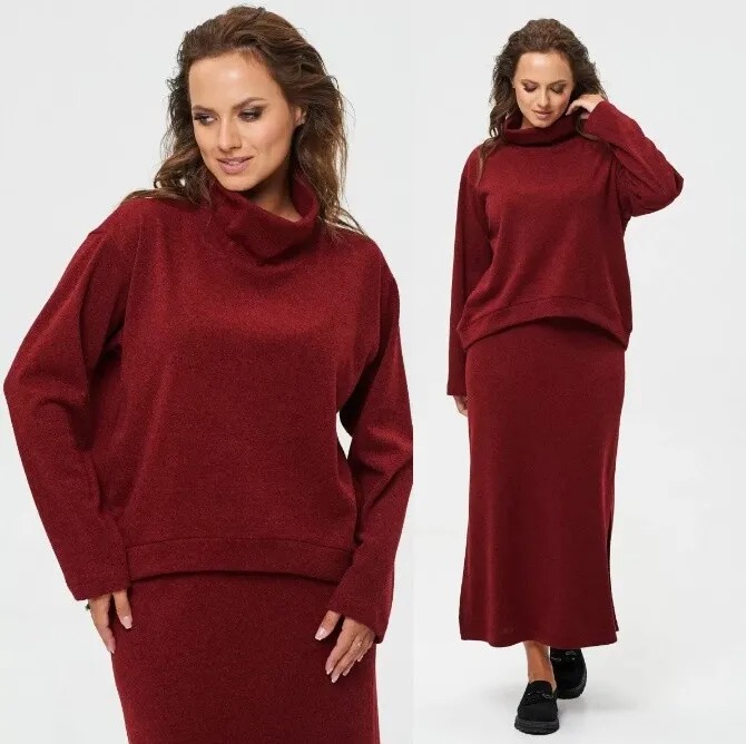 Костюм, джемпер, юбка Your Size 2239