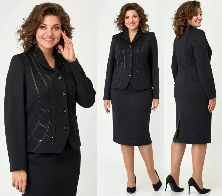 Костюм, жакет, юбка Zlata 4408ч