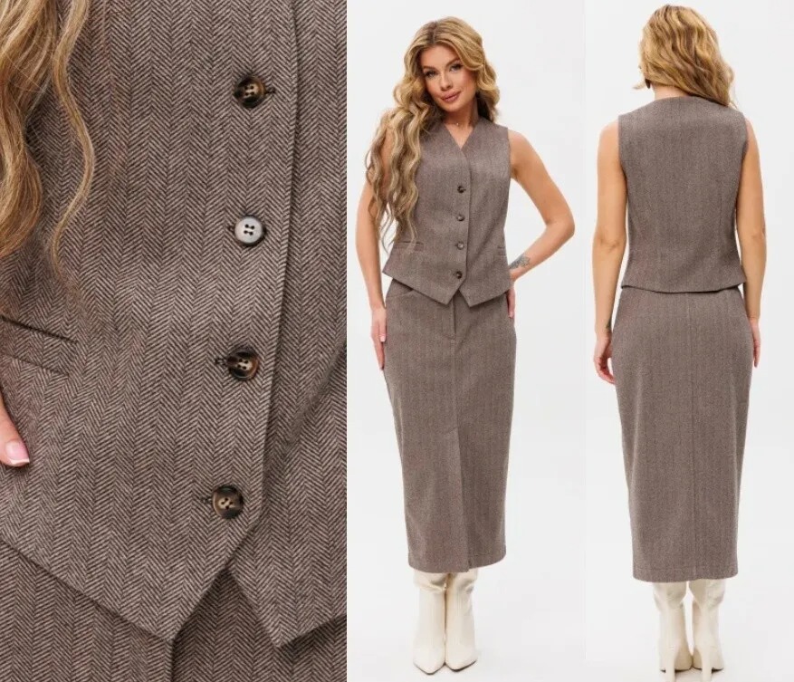 Жилет, юбка Ambera Style 2106