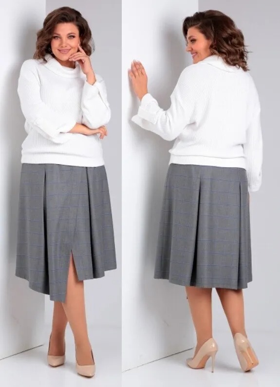 Комплект, юбка, джемпер Liona Style 888