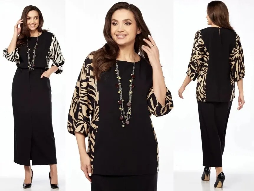 Костюм, блузка, юбка Needle 568