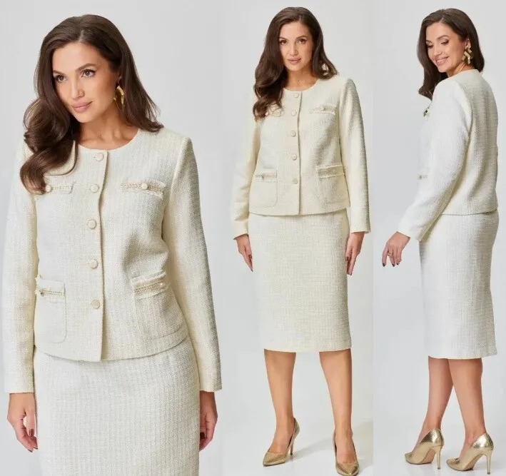 Костюм, жакет, юбка Andina City 9052-2