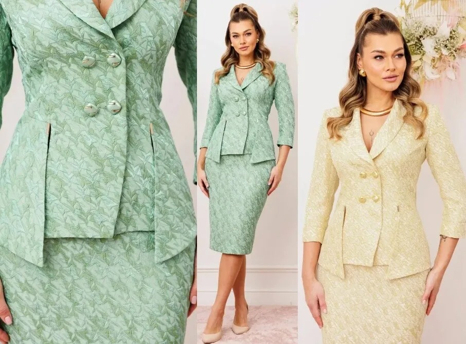 Жакет, юбка, костюм Мода Юрс 2768