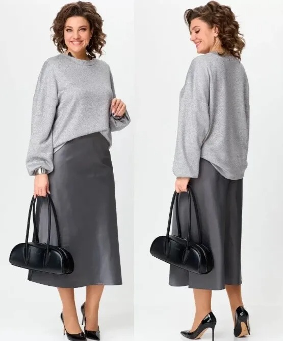 Комплект, юбка, джемпер Angelina & Company 1213