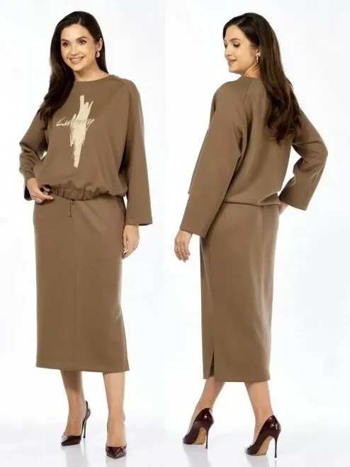 Костюм, джемпер, юбка Милора-Стиль 1376