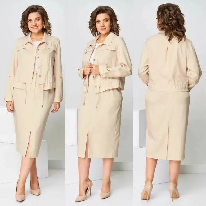 Костюм, жакет, юбка Асолия 1481-1