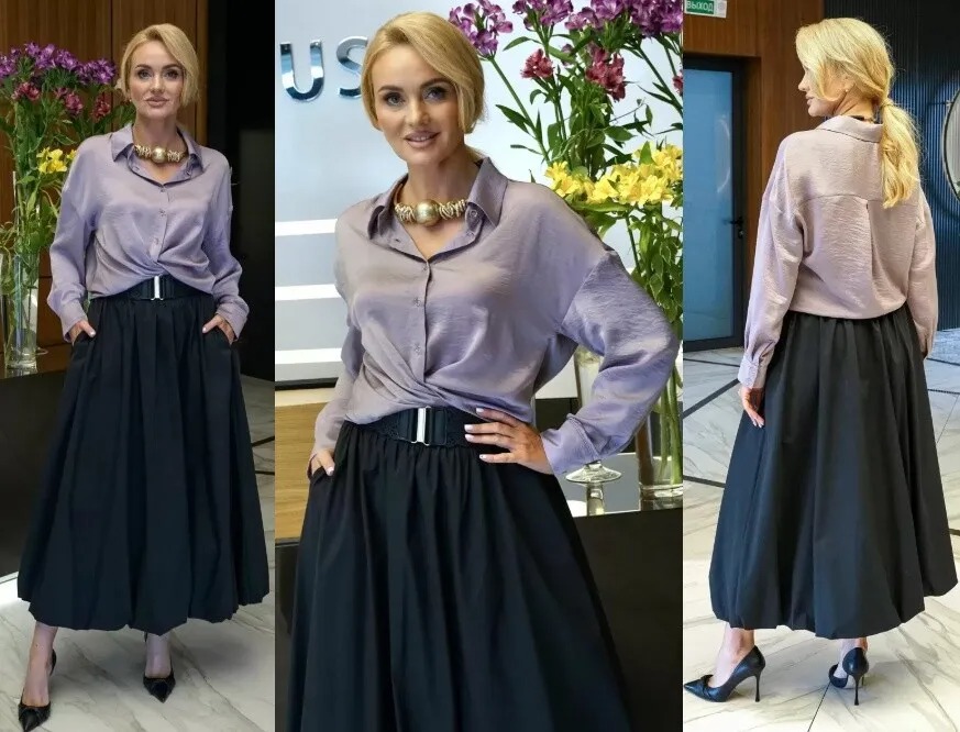 Комплект, блузка, юбка Alani Collection 2400