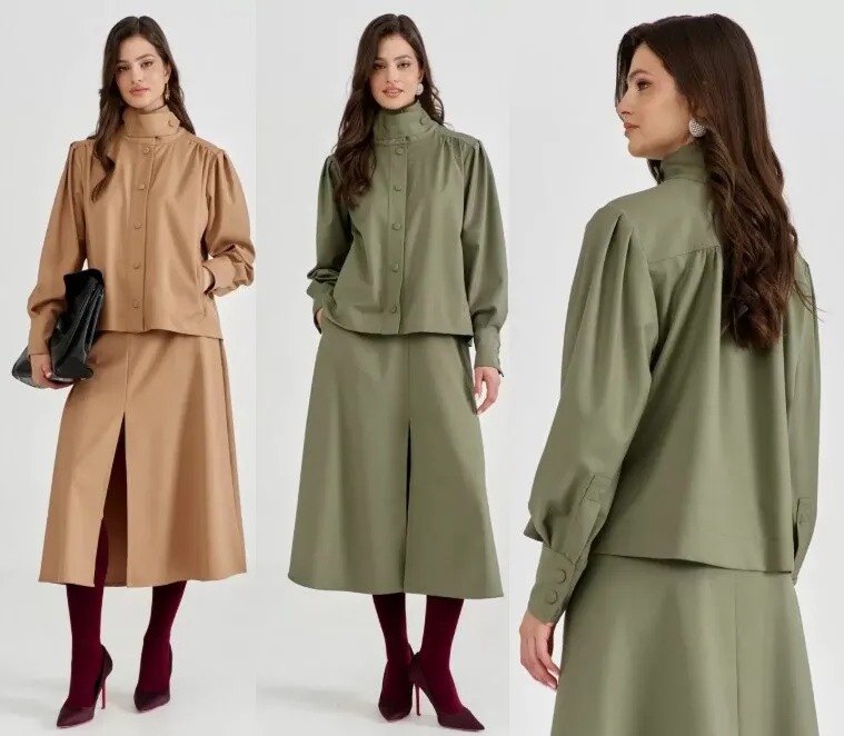 Комплект, блузон, юбка Rinka 1428