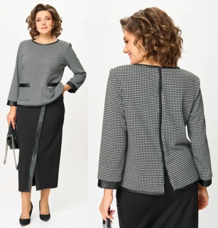 Комплект, джемпер, юбка Michel Chic 1394-6