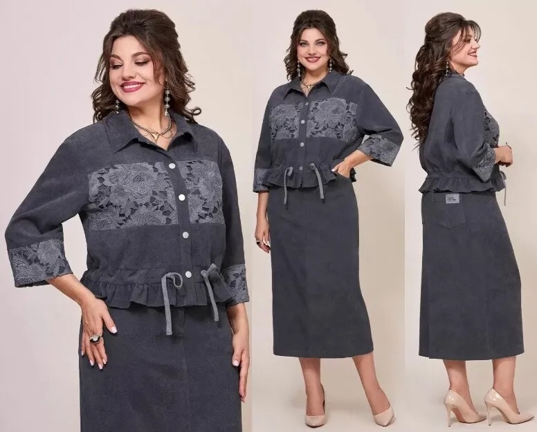 Комплект, жакет, юбка Mira Fashion 5566