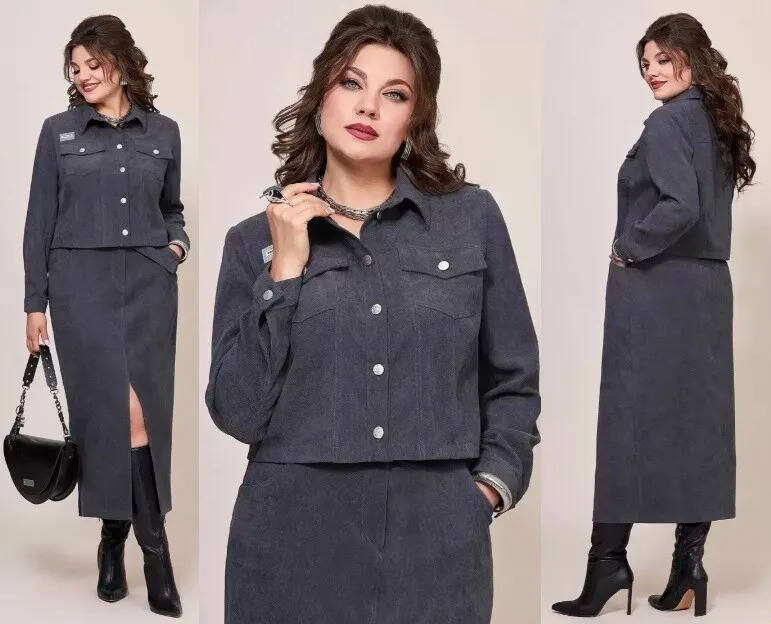 Комплект, жакет, юбка Mira Fashion 5593