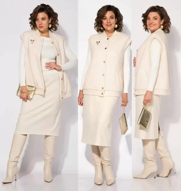 Костюм, жилет, юбка Liliana 1473
