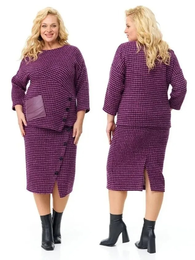 Комплект, блуза, юбка Anastasia 1027.2М