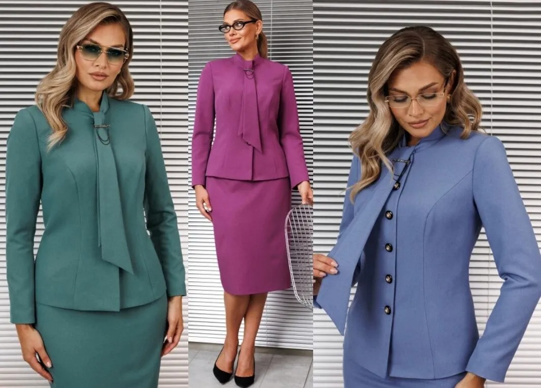 Комплект, жакет, юбка Мода Юрс 2925