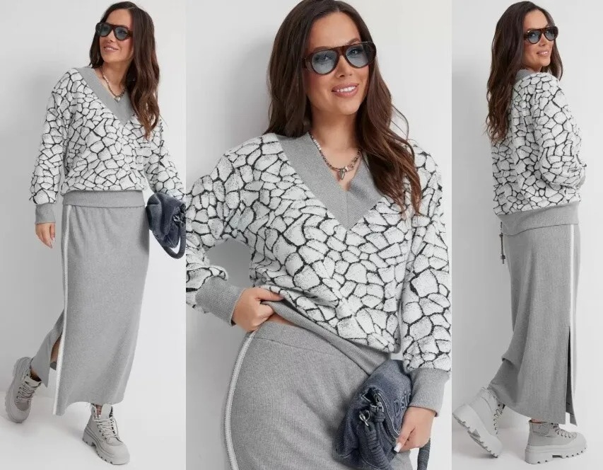 Комплект, джемпер, юбка Магия Моды 2634