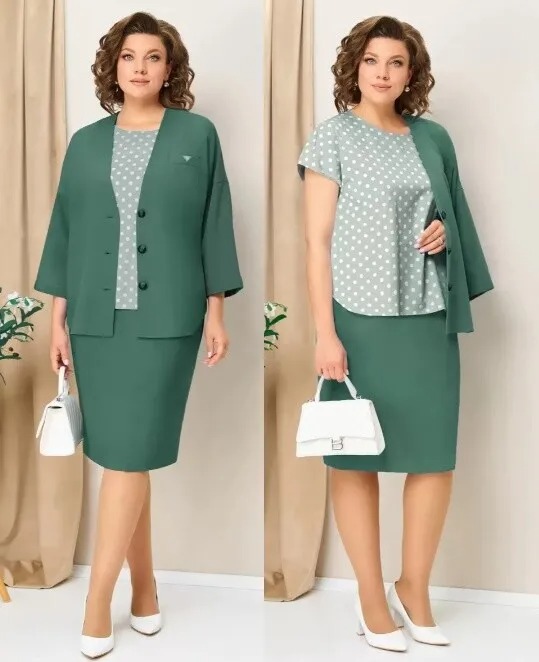 Костюм, жакет, юбка, блуза Volna 1428-5