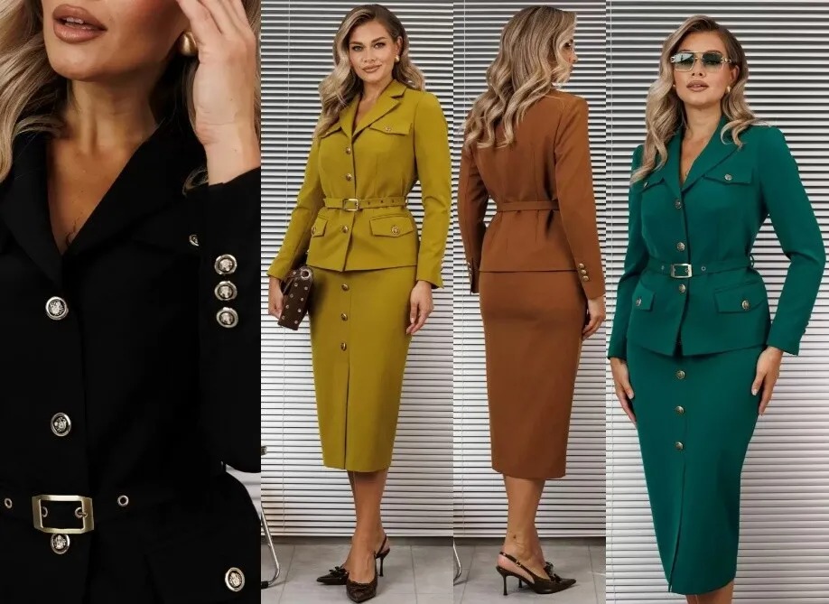 Комплект, жакет, юбка Мода Юрс 25-2935