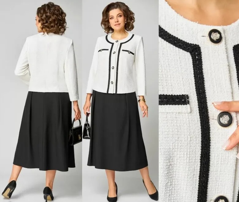 Комплект, жакет, юбка Мишель Стиль 1323