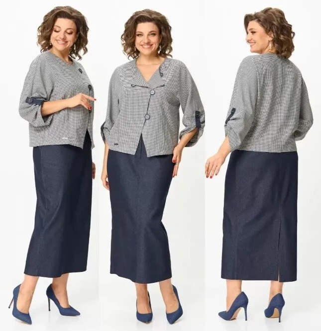 Комплект, жакет, юбка Michel Chic 1422/1